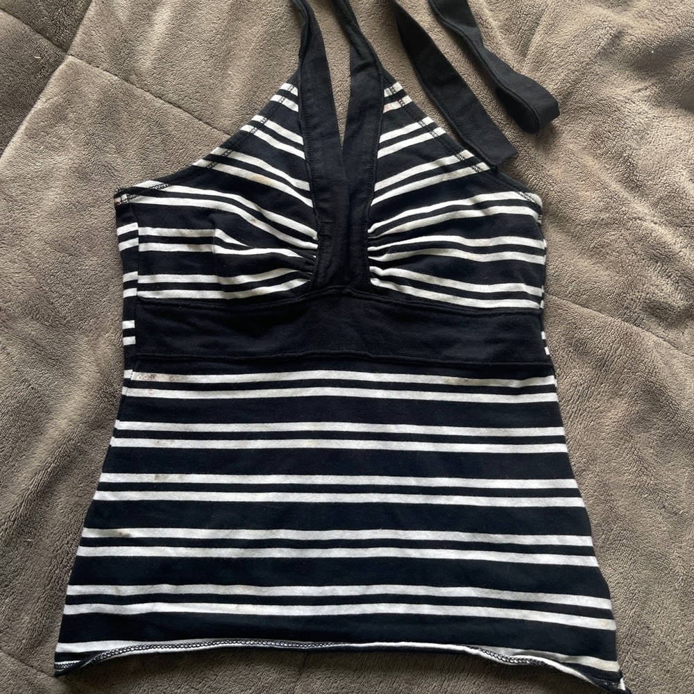 90s Halter Striped Top